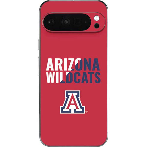 University of Arizona Wildcats Logo Split Red Pixel 9 Pro XL Skin